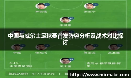 中国与威尔士足球赛首发阵容分析及战术对比探讨